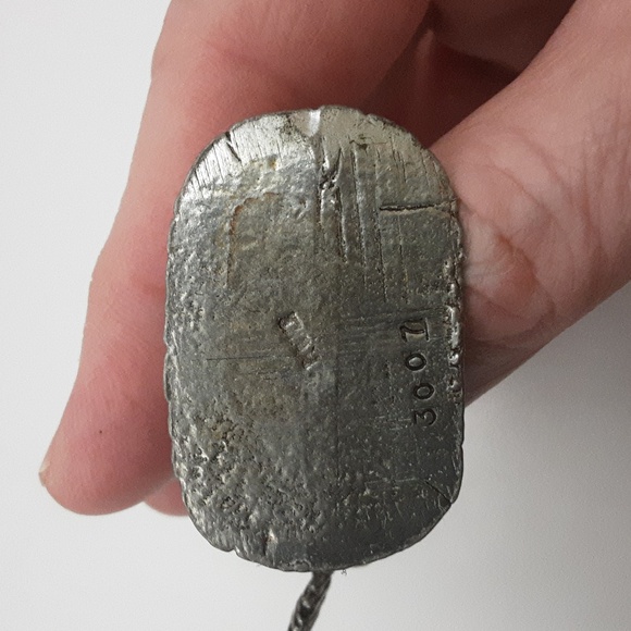 Vintage Pewter Mini Cowboy on Horse 2.5" X 3" - Picture 6 of 7